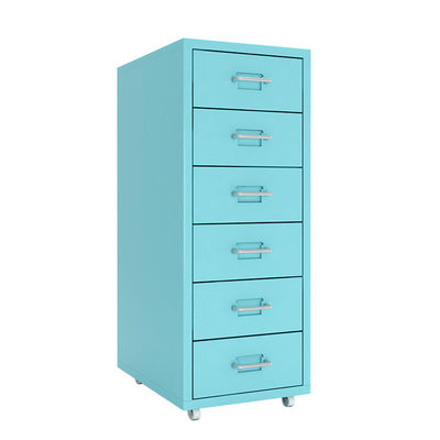 HELMER Colorful Movable 6 Laci Penyimpanan Laci Kabinet