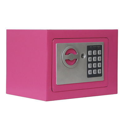 Kotak Aman Keamanan Elektronik Digital Hot Pink Steel Dengan Kunci