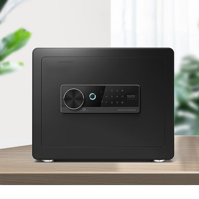 Black Small Home Hotel Gun Safe Box Digital Lock Smart Safe Dengan Kunci Sidik Jari