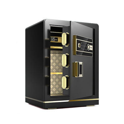 Black Home Office Safe Box Ruang Penyimpanan Besar Keamanan Digital