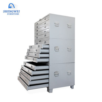 Office Horizontal Map File Metal Drawing Cabinet Untuk Gambar A0 Dan A1
