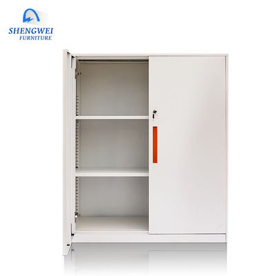 2 Pintu Kecil Knock Down Structure Anti Korosi Setengah Tinggi Locker