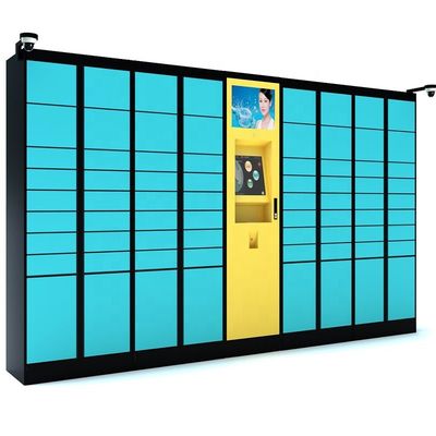 Loker Penyimpanan Parcel Elektronik Loker Pengiriman Cucian Cerdas Dengan Layar