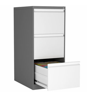 Anti Tilt Grey Goose Handle Lemari Arsip Vertikal Multidrawer