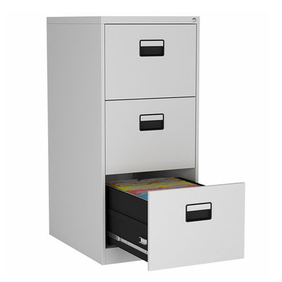 Anti Tilt Grey Goose Handle Lemari Arsip Vertikal Multidrawer