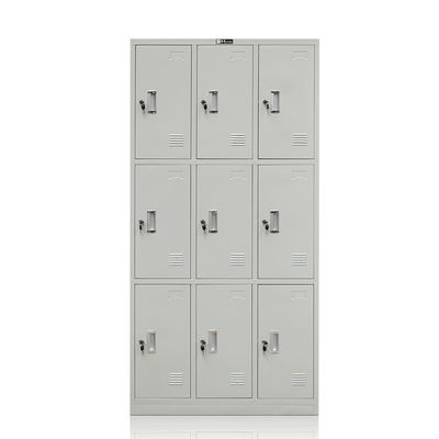 9 Metal Door Gym Steel Multi Door Storage Locker Untuk Ruang Ganti