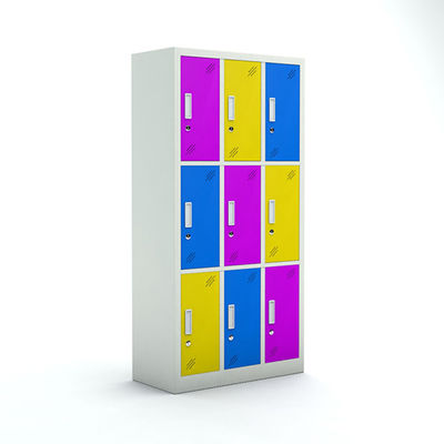 9 Doors Full Height Multi Door Sotrage Locker Untuk Rumah Dan Sekolah