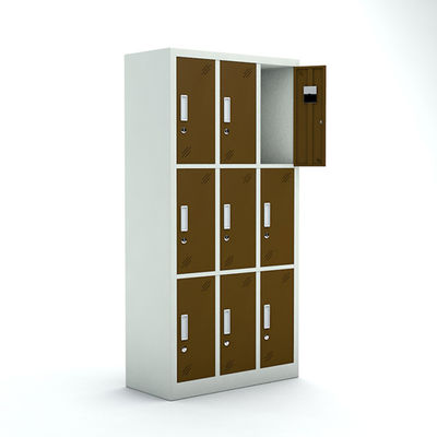 9 Doors Full Height Multi Door Sotrage Locker Untuk Rumah Dan Sekolah