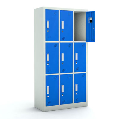 9 Doors Full Height Multi Door Sotrage Locker Untuk Rumah Dan Sekolah