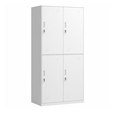 2 Tiers Narrow Edge 4 Doors Lemari Penyimpanan Logam