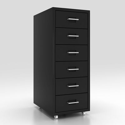 KD Structure 6 Drawers Mobile Metal File Cabinet untuk penyimpanan di rumah