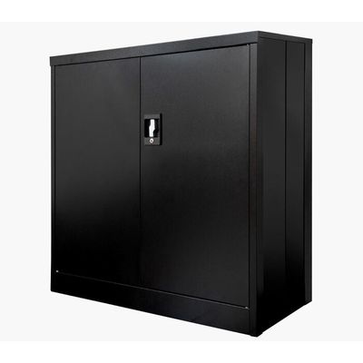 2 Pintu Cabient Penyimpanan Logam Lipat Dengan Pegangan Tersembunyi