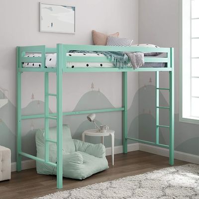 Kamar Tidur Anak Kembar Tempat Tidur Susun Baja Loteng Logam Premium Untuk Rumah