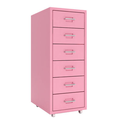 HELMER Colorful Movable 6 Laci Penyimpanan Laci Kabinet