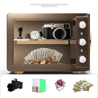 Home Brown Digital Electronic Security Safe Box Lebih Banyak Ruang Penyimpanan