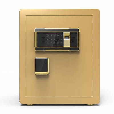 Brown Digital Fingerprint Lock Smart Security Safe Box Dengan Inside Box