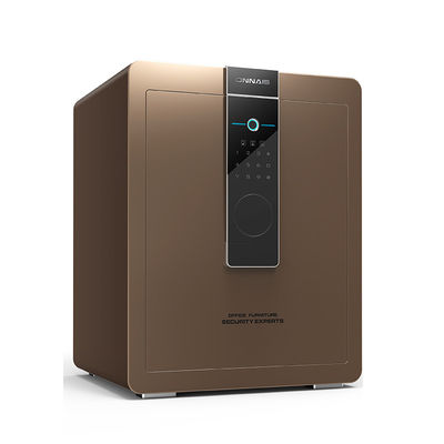 Keamanan Sidik Jari Keypad Digital Coklat Aman Dengan Ruang Penyimpanan Besar