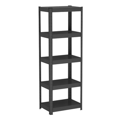 5-Shelf Black Steel Organizer Rak Penyimpanan Logam Untuk Rumah