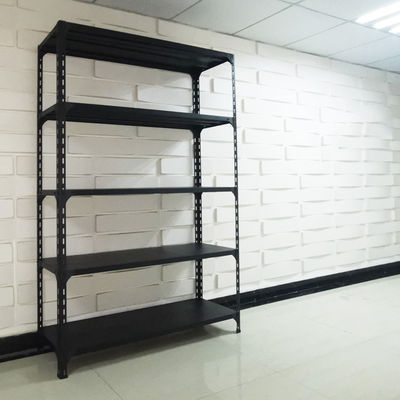 Kantor Rumah Hitam Menggunakan Rak Penyimpanan Baja Dengan 5 Rak Yang Dapat Disesuaikan