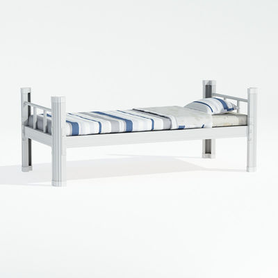 Tempat Tidur Rangka Logam Kokoh Siswa Premium Steel Slat Support Single Bed