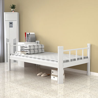 Tempat Tidur Rangka Logam Kokoh Siswa Premium Steel Slat Support Single Bed