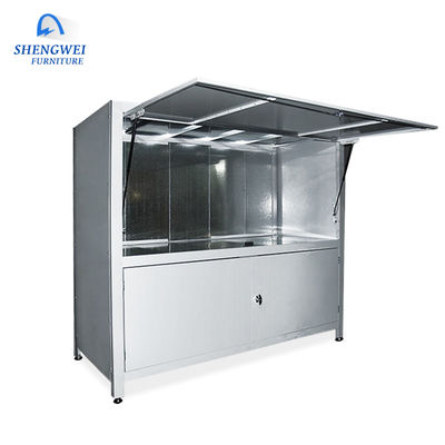 Gudang Parkir Mobil Kuning Mobil Bonnet Cover Cabinet Tool Storage Locker