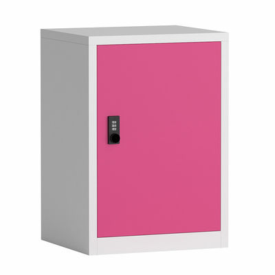 Gym Kecil Menggunakan Lemari Penyimpanan Logam Black Steel Digital Lock Metal Locker Organizer